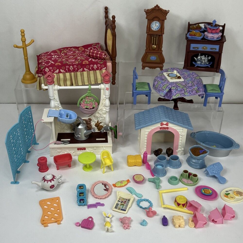Fisher-Price Loving Family Furniture Puppy Playtime Garden Dining Parents Room